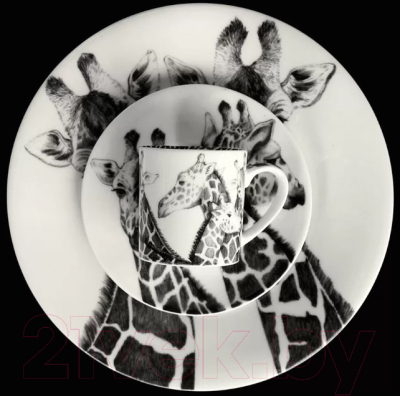 Тарелка столовая обеденная Taitu Wild Spirit Giraffe 12-1-1-B