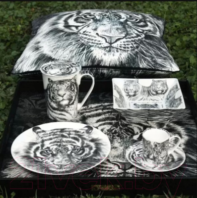 Тарелка столовая обеденная Taitu Wild Spirit Tiger 12-1-1-C
