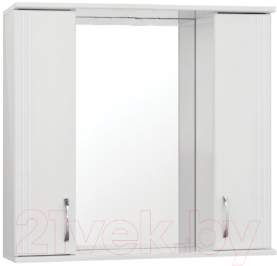 Шкаф с зеркалом для ванной Style Line Панда 800 (без подсветки)