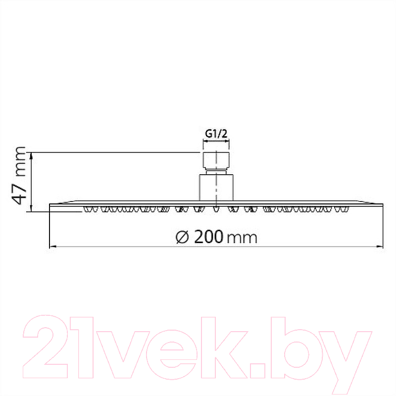 Верхний душ WeltWasser HS 20R