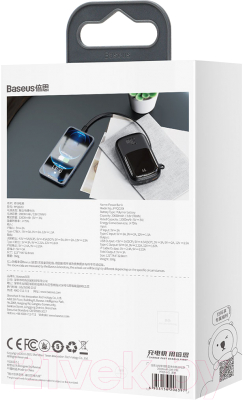Портативное зарядное устройство Baseus Qpow Pro 20000mAh с кабелем USB - Type-C PPQD060201 (черный)