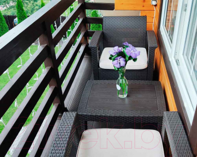 Комплект садовой мебели B:rattan Comfort 3 (венге)
