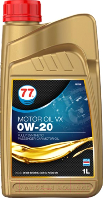 Моторное масло 77 Lubricants Motor Oil VX 0W20 / 707930 (1л)