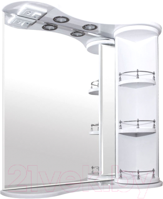 Шкаф с зеркалом для ванной Style Line Виктория 600 (с подсветкой)