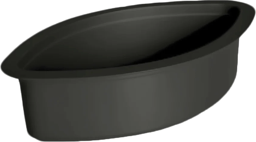 Кашпо ROTEX Lodka / RTX-L21 (черный)