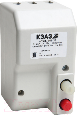 Выключатель автоматический КЭАЗ АП50Б-2МТ-40А-10Iн-400AC/220DC-IP54-У2 / 107052