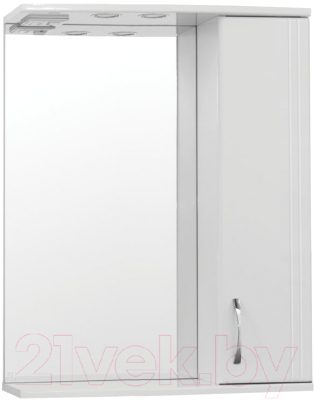 Шкаф с зеркалом для ванной Style Line Панда 600 (с подсветкой)