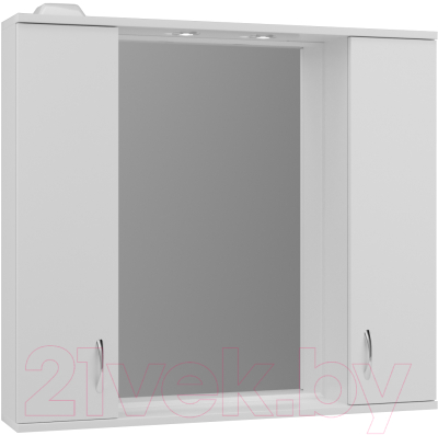 Шкаф с зеркалом для ванной Style Line Панда 900 (с подсветкой)