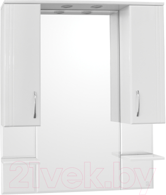 Шкаф с зеркалом для ванной Style Line Энигма 900 (с подсветкой)