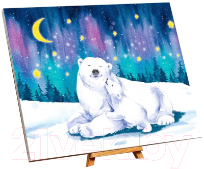 Картина по номерам Школа талантов Полярные медведи / 5005806