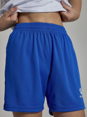 Футбольная форма Kelme Short-Sleeved Football Suit / 8251ZB3003-100 (р.150, белый/синий)