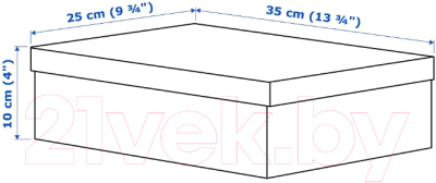 Коробка для хранения Ikea Тьена 003.954.88