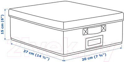Коробка для хранения Ikea Сторстаббе 103.983.49
