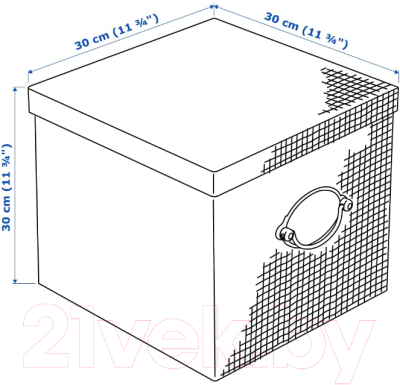 Коробка для хранения Ikea Кварнвик 104.128.83
