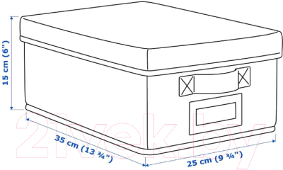 Коробка для хранения Ikea Сторстаббе 303.983.53