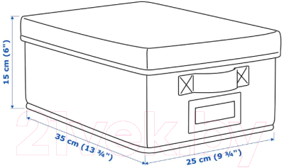 Коробка для хранения Ikea Сторстаббе 304.103.69