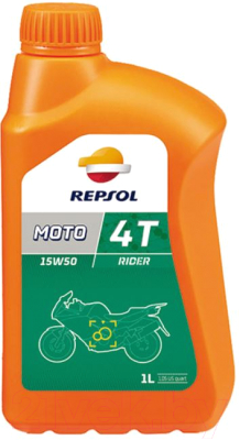 

Моторное масло Repsol, Moto Rider 4T 15W50 / RP165M51