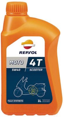

Моторное масло Repsol, Moto Scooter 4T 5W40 / RP164L51