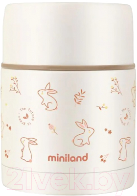 Термос для еды Miniland Natur Зайчик / 89348 (600мл)