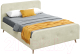 Двуспальная кровать Мебельград Сиерра с подъемным ортопедическим основанием 180x200 (торонто светло-бежевый) - 