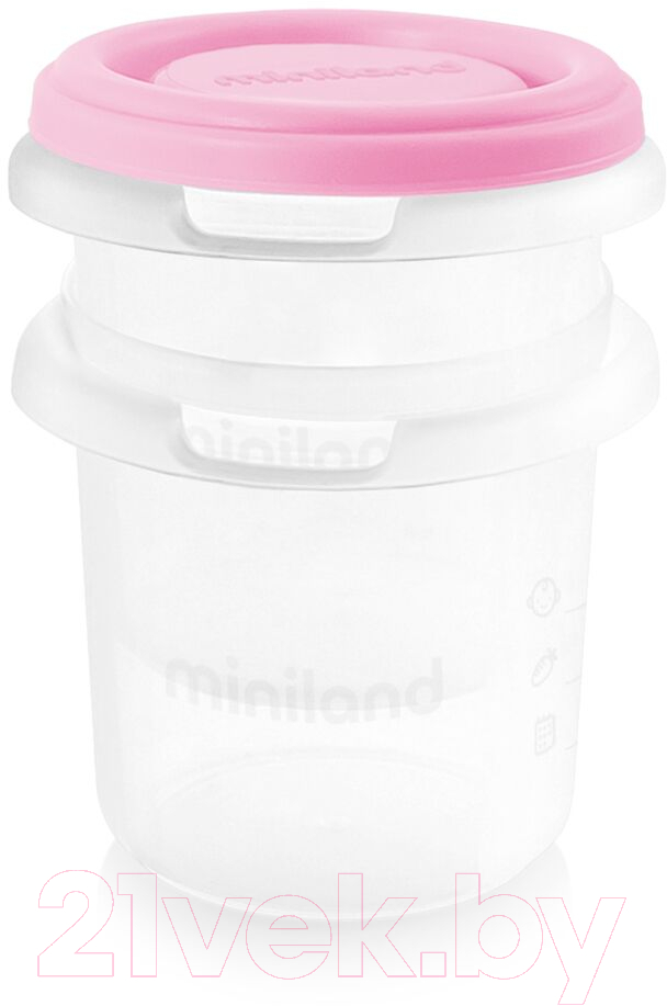 Термосумка для бутылочки Miniland Pack-2-Go HermiSized с двумя вакуумными контейнерами / 89247