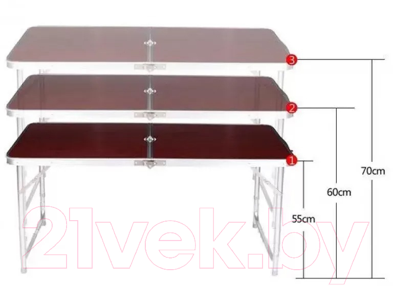 Комплект складной мебели Bison C-4-60x120-WD