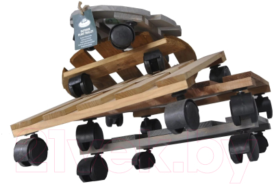 Изображение товара Стойка для цветов Dipriz Круглая / Д.7476.3 (натуральный коричневый Pant 5C, сосна)