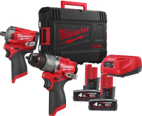 

Аккумуляторная дрель-шуруповерт Milwaukee, M12FPP2H2-402XEU / 4933492512