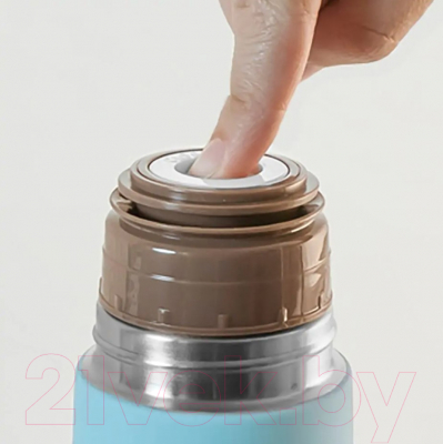 Термос для напитков Miniland Silky Thermos / 89216 (350мл, голубой)