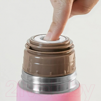 Термос для напитков Miniland Silky Thermos / 89217 (350мл, розовый)