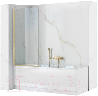 Стеклянная шторка для ванны REA Elegant / REA-W6601
