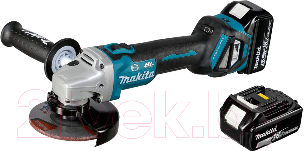 Профессиональная угловая шлифмашина Makita DGA513RTJ