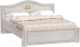 Двуспальная кровать Мебельград Верона с ортопедическим основанием 160x200 (капучино/кофе) - 