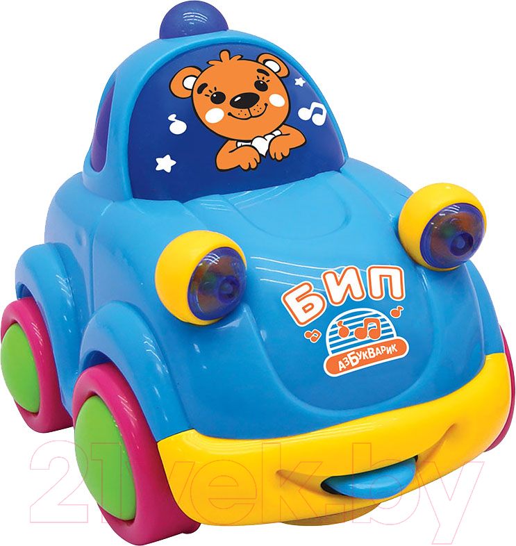 Автомобиль игрушечный Азбукварик Музыкальная / 4680019287188 (голубой)
