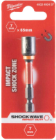 Головка слесарная Milwaukee Shockwave Hex - HEX7x65мм / 4932492437 - 