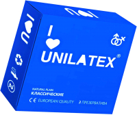 Презервативы Unilatex Natural Plain 3002 (3шт) - 