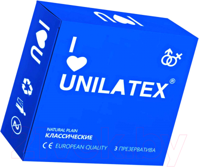 Презервативы Unilatex Natural Plain 3002 (3шт)