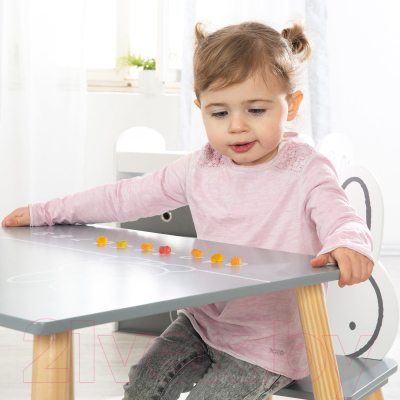 Комплект мебели с детским столом Roba Miffy / 450019D210 (серый/белый/натуральный)