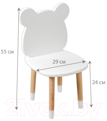 Комплект мебели с детским столом Mega Toys Мишка / 71024/70024