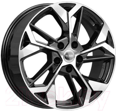 Изображение товара Литой диск K&K КС1062 17x6.5" 5x114.3мм DIA 54.1мм ЕТ 50мм Алмаз черный