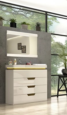 Зеркало Anrex Torino (белый) - 