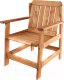 Кресло садовое Dyatel G-LC-006-OAK (цвет дуб) - 