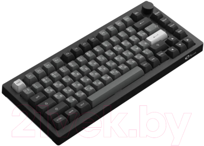 Клавиатура Akko 5075B Plus Black&Sliver 3 Modes RGB Hot Swap V3 Cream Yellow  (507576)