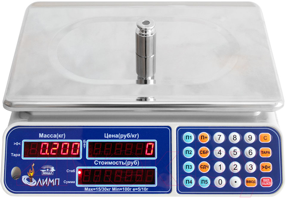 Весы счетные МИДЛ МТ 15 МДА 2/5 355х235 Олимп 1ур / 71048887