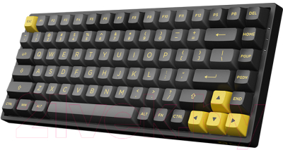 Клавиатура Akko 3084B Plus Black&Gold 3Modes RGB Hot Swap V3 Cream Yellow Switch (300675)