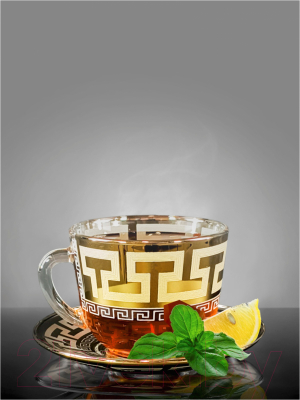 Набор для чая/кофе Promsiz GE03-1337/1349/S/J/12 (греческий узор)