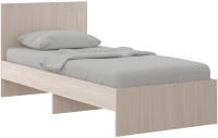 Односпальная кровать Rinner Осло 90 (белый текстурный/шимо светлый) - 