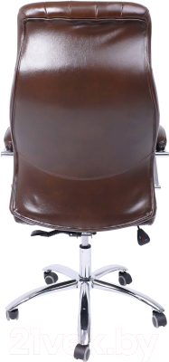 Кресло офисное AksHome Mastif (натуральная кожа, коричневый)