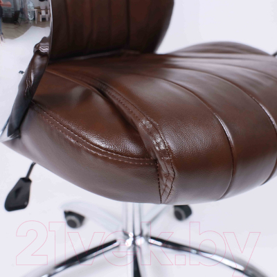Кресло офисное AksHome Mastif (натуральная кожа, коричневый)