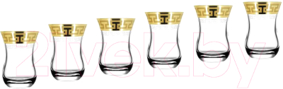 Набор стаканов для горячих напитков Promsiz EAV03-511/S/Z/6 (греческий узор)